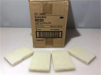 Case Of 40 New 3m Scouring Pads - 3.5x5 Inch -