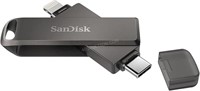 SanDisk 256GB Type C/Lightning Flash Drive NEW $85