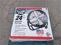 UNUSED MaxxAir 24" Tilt Fan w/Wheels -A