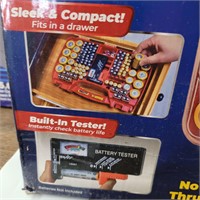 Battery Organizer and Tester   NEW