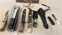 Assorted Collectible Hunting Knives