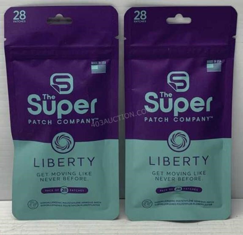 $150 - 2 Packs of Super Patch Liberty Patches NEW