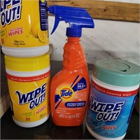 Tide Spray and Wipes