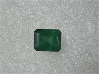 Top Quality Lab Created Octagon Emerald 7.35 Cts