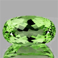 Natural Canary Green Apatite 7.56 Carats - Flawles