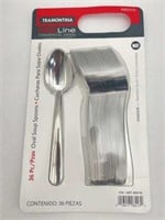 Tramontina Pro Line Oval Soup Spoons