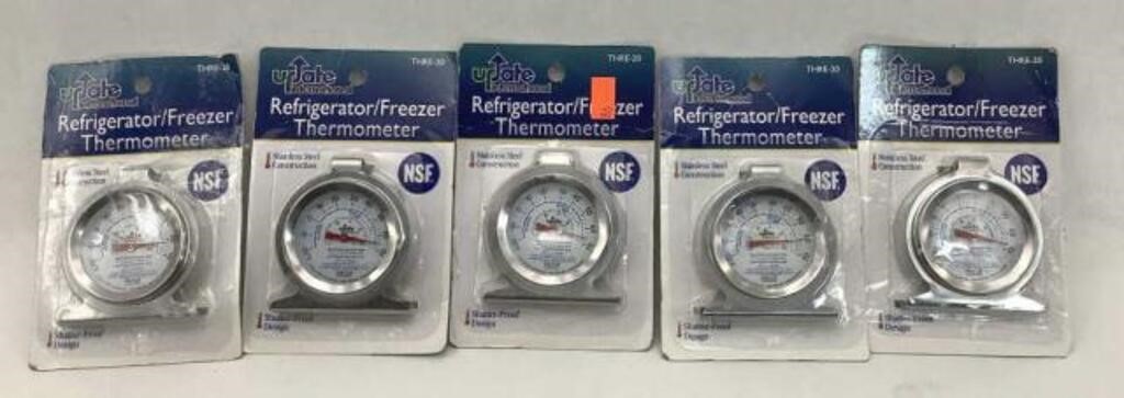 5 Refrigerator/Freezer Thermometers