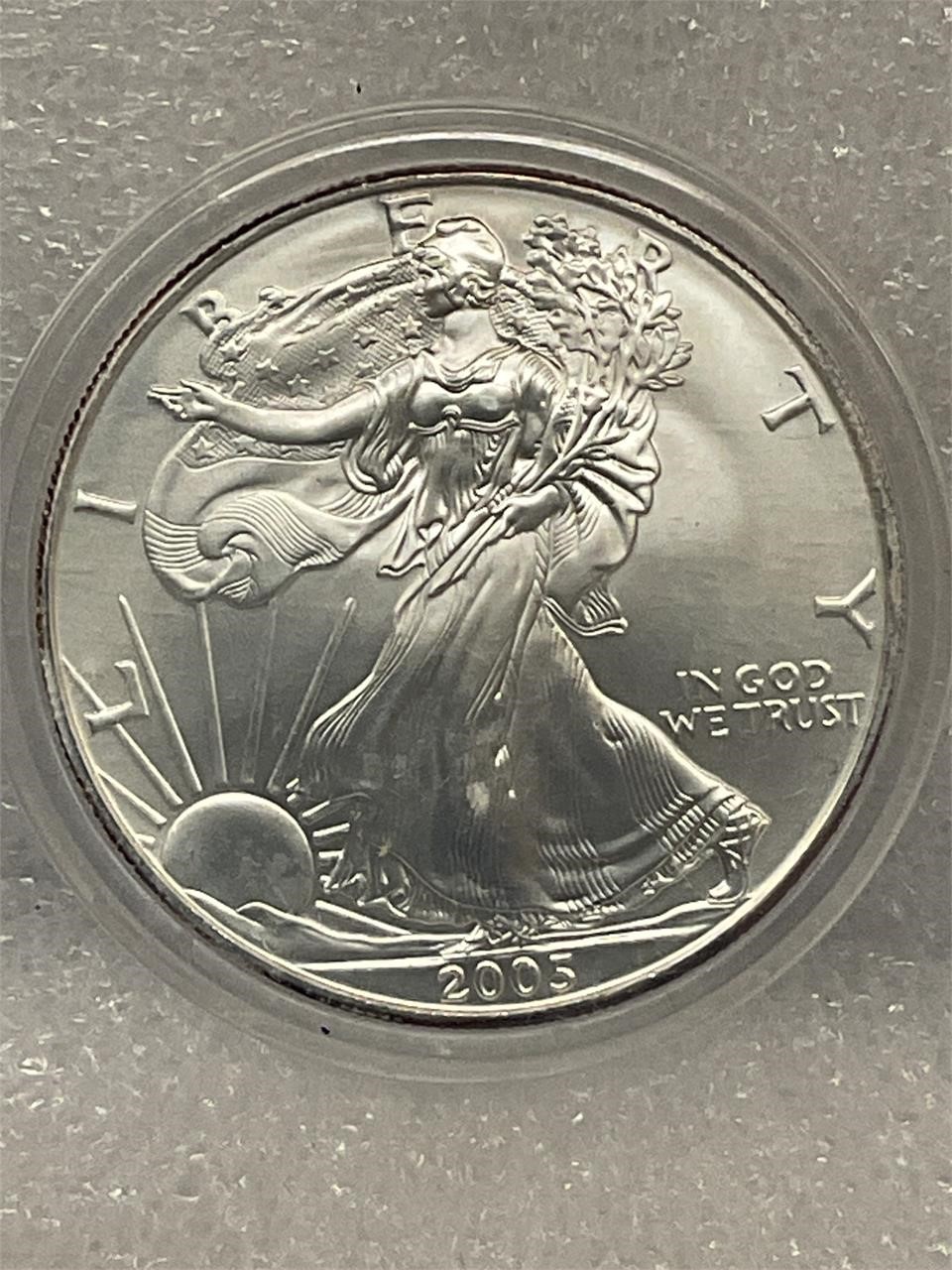 2003 1oz Silver Walking Liberty Dollar