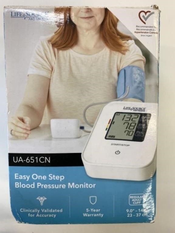 Clean Working Blood Pressure Monitor Life Source