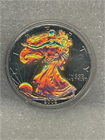 2002  1oz Silver Walking Liberty Dollar