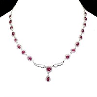 Natural Stunning  Red Ruby Necklace