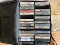 Assorted cassettes and artist