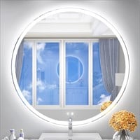 36 LED Bathroom Vanity Round Mirror