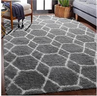 Fluffy Bedroom Rug Carpet, Large Area Rugs