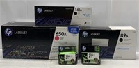 Lot of 5 HP Toner/Ink Cartridges - NEW $1165
