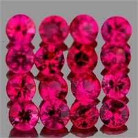Natural Pink/Red Burma Ruby 35 Pcs - Untreated