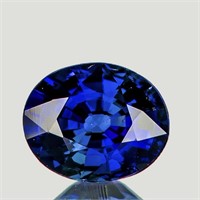 Natural Intense Blue Sapphire 5x4 MM - VS