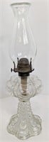 White-Flame Coolidge Drape Pattern Lamp