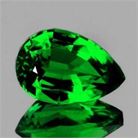 Natural Emerald Green Tsavorite Garnet 8x5 MMl{VS}