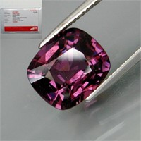 Natural Untreated  Burma Purple Spinel - Certified
