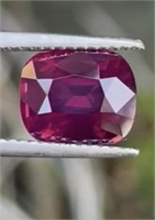 Natural Cushion Purplish/Red Spinel 3.44 Cts  - Ce
