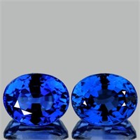 Natural Royal Blue Sapphire Pair {Flawless-VVS}