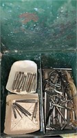 Metal Box of Allen Wrenches, Taps & Easy Outs