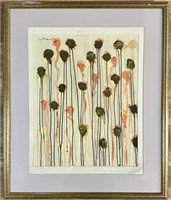CY TWOMBLY WATERCOLOR ON PAPER