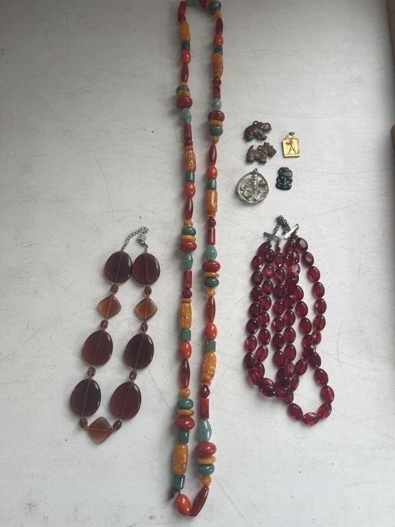 Necklaces, pendants