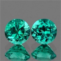 Natural  Paraiba Green Blue Apatite 7.00 mm - VVS