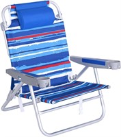SUNNYFEEL Extra Wide Low Beach Chair