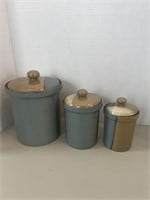 Sanyo Gold Dust Green Canister set