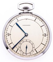 Vintage "MOVADO" Pocket Watch,15 Jewel, Art Deco