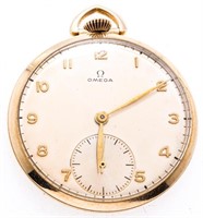 Vintage "OMEGA" Pocket Watch, 17 Jewel, Art Deco