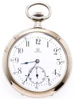 Vintage "OMEGA"Pocket Watch, Open face, Triple S