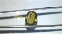 Natural Olive Green Sapphire 3.62 Carats