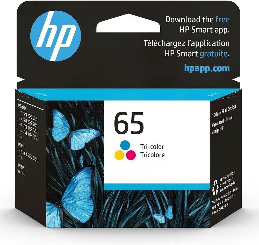 HP 65 Tri-color Ink Cartridge | HP AMP, DeskJet