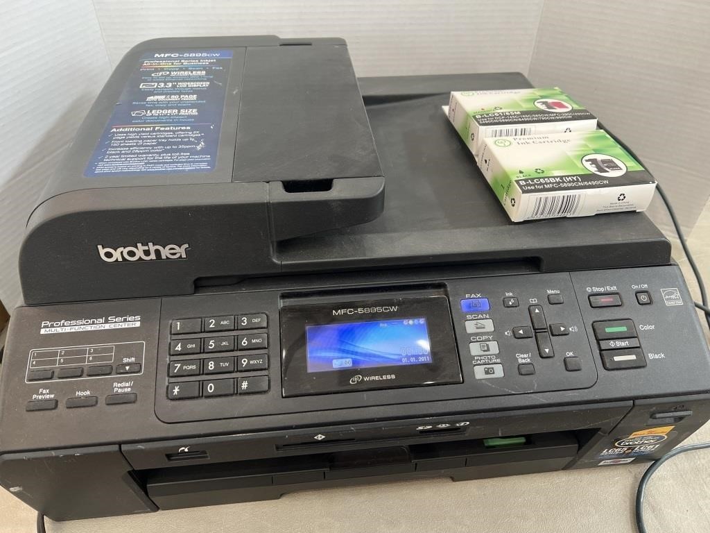 Brother MFC-5895CW multi-function center, ink