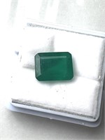 Top Quality Lab Created Octagon Emerald 6.70 Cts