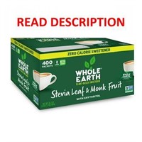 Stevia & Monk Fruit 0 Cal Sweetener, 400 Pk