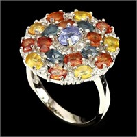 Natural Tanzanite Fancy Sapphire Ring