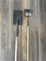 Scrapper (handle busted), roofing shovel