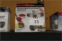 metal food grinder attachment
