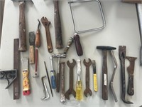 Hammers, wrenches, miscellaneous