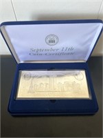September 11, Silverleaf dollar 
No certificate