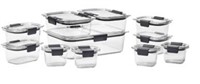 Rubbermaid Brilliance 22pc Plastic Storage Set