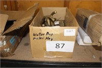 box of water box meter keys