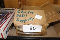 box of camper shell supports
