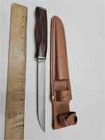 Sharp Knife w/ Leather Sheath DF-60