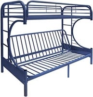 ACME Eclipse Twin/Full Futon Bunk Bed  Navy